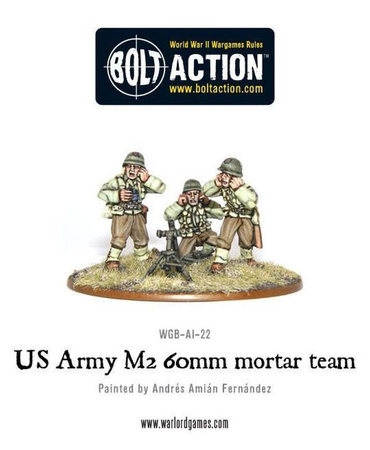 Bolt Action US Army M2 60mm Light Mortar Team
