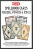 D&D 5.0 Spellbook Cards Martial Powers Races