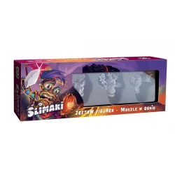 Ślimaki Zestaw Figurek Muszle w Ogniu