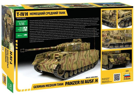 Zvezda 3620 Panzer IV Ausf.H