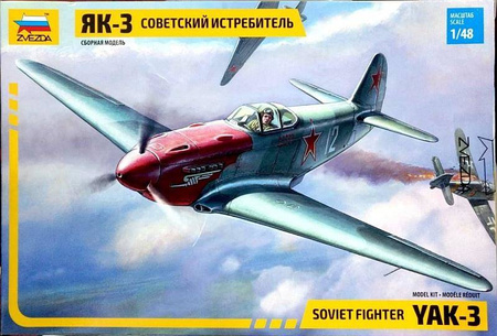 Zvezda 4814 Yak-3 Soviet Fighter