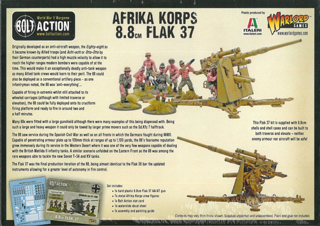 Bolt Action Afrika Korps 8.8cm Flak 37