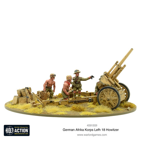Bolt Action German Afrika Korps LeFH 18 10,5cm medium artillery