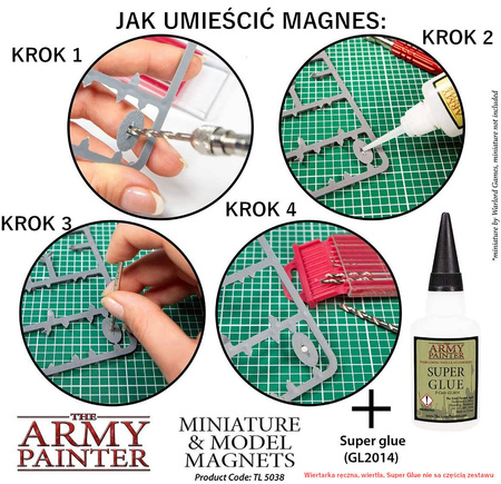 Army Painter Miniature & Model Magnets magnesy neodymowe 