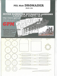 Wręgi do modelu GPM 123 PZL M18 Dromader