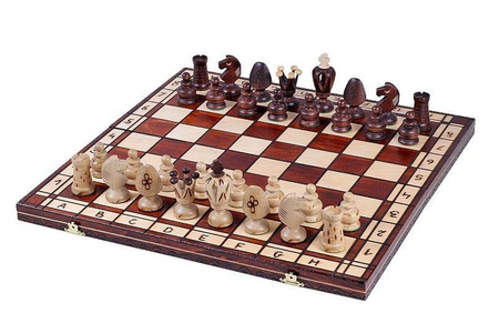 Szachy drewniane Royal 48 cm - duże