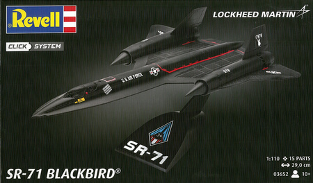 Revell 03652 SR-71 Blackbird easy-click system model plastikowy do złożenia