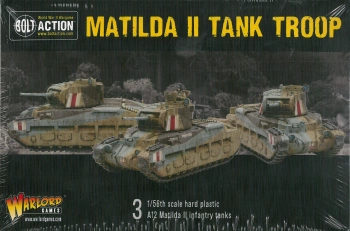 Bolt Action British Matilda II Tank Troop zestaw