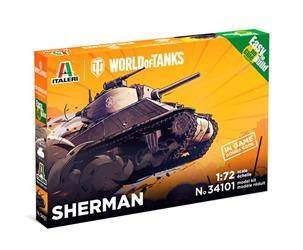 Italeri 34101 World of Tanks Sherman Easy to build