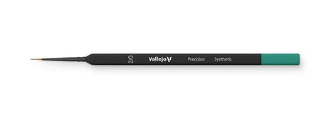 Vallejo Brushes B03020 Precision size 2/0 pędzel pędzel okrągły z trójkątnym trzonkiem