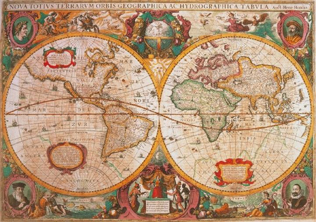 Puzzle 1000 el. Stara Mapa (Clementoni)