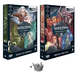 UNMATCHED Wiedźmin Zestaw Stal i Srebro + Upadek Królestwa  + Geralt w Balii