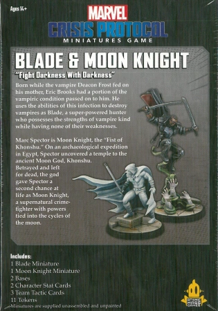 Marvel Crisis Protocol CP48 Blade & Moon Knight