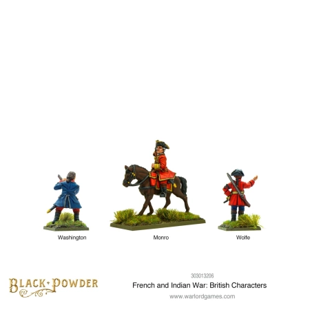 Black Powder British Characters