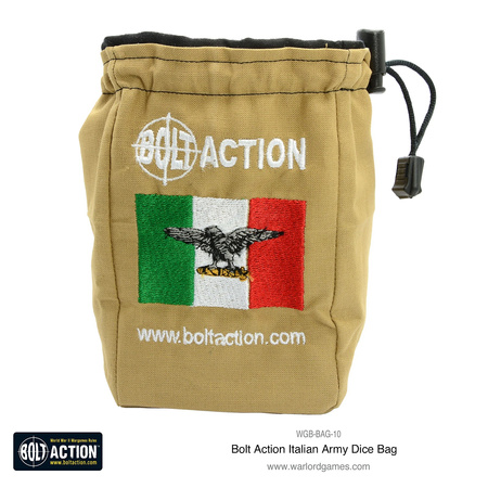 Bolt Action Italian Army Dice Bag - sakwa na kości