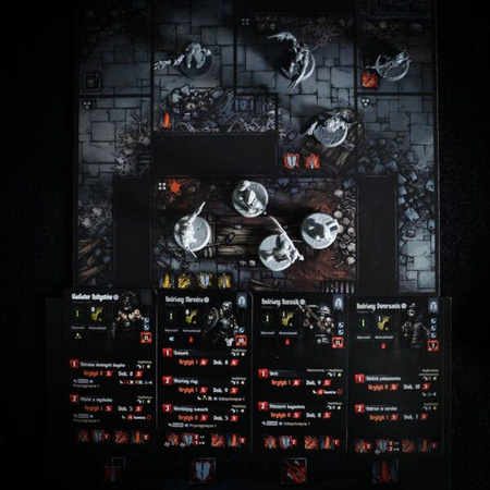 Darkest Dungeon Gra Planszowa + Skarbiec + Crimson Court + Muszkieterka