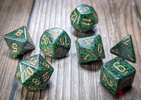 Kości zestaw RPG Chessex 25335 Speckled Golden Recon