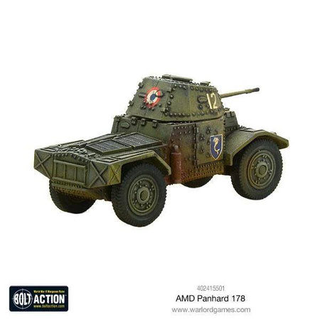 Bolt Action WWII French AMD Panhard 178 armoured car