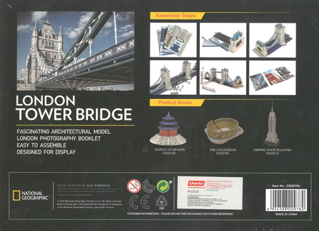 Puzzle 3D 120 el. Londyn Tower Bridge
