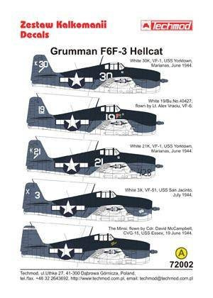 Techmod 72002 Hellcat F6F-3