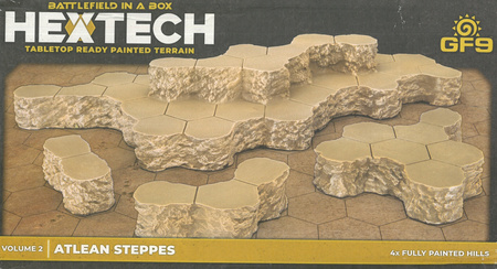 Battlefield in A Box HexTech HEXT13 Atlean Steppes 2 / wzgórza