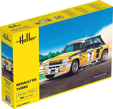 Heller 80717 Renault R5 Turbo model plastikowy do sklejenia i pomalowania