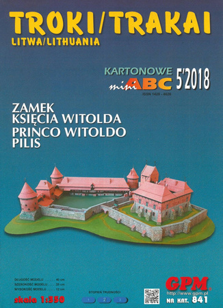 GPM 841 Model Troki / Trakai Zamek Księcia Witolda