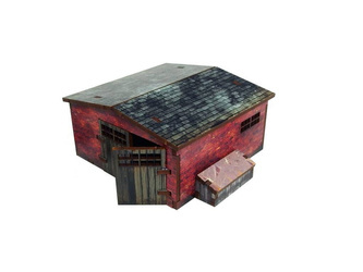 Micro Art H00128 WW2 Normandy Large Brick Shed (28 mm) - ceglana szopa