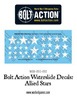 Kalkomania Bolt Action WGB-DEC-002 Allied Stars Decal Sheet