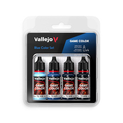Vallejo Game 72376 Zestaw 4 farb Blue