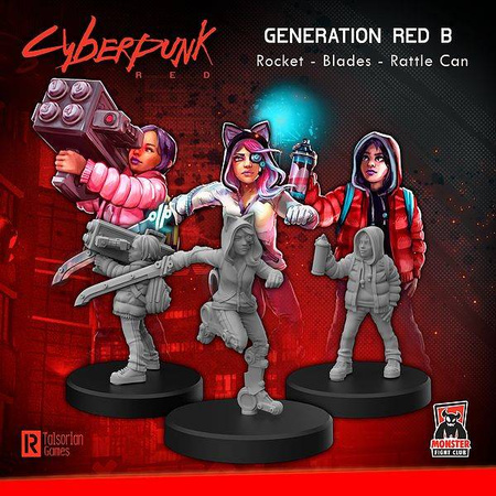 Cyberpunk Red Generation Red B - figurki