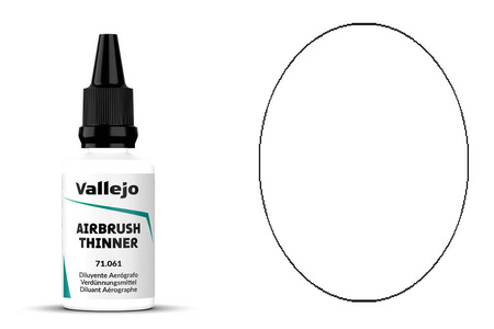 Vallejo 71061 Airbrush Thinner 32 ml Rozcieńczalnik do farb akrylowych przeznaczony do aerografu