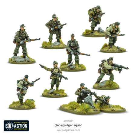Bolt Action German Gebirgsjager Squad