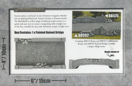Battlefield In A Box Wartorn Village Ruined Bridge - zrujnowany most