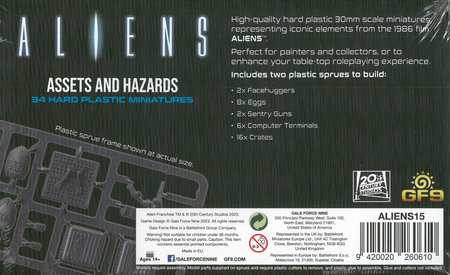 Aliens Assets and Hazards