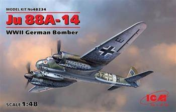 ICM 48234 Ju 88A-14 WWII German Bomber