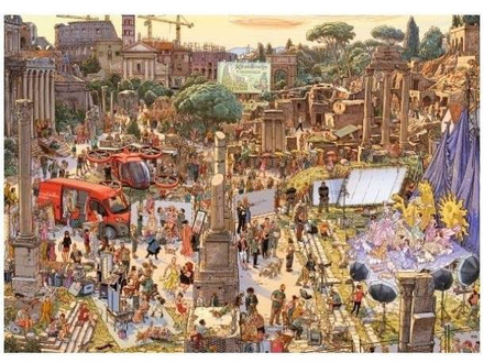 Puzzle 2000 el. Pokaz Mody Pośród Ruin (Heye)