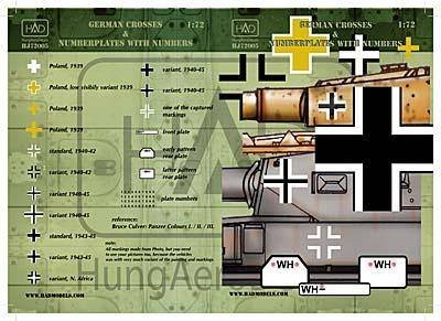 German Crosses & Numberplates