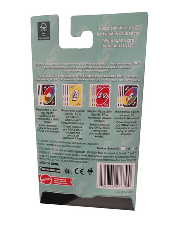 UNO Add-On Packs Reverse Pack / Pakiet zmiana kierunku