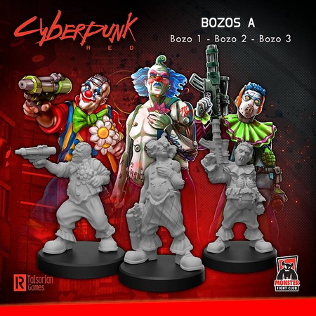 Cyberpunk Red Bozos A - figurki