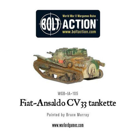 Bolt Action Italian Fiat-Ansaldo CV33 Tankette