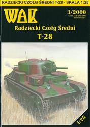 Model kartonowy WAK 3/08 T-28