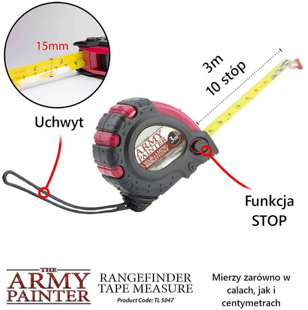 Army Painter Tape Measure - Miarka Calowa