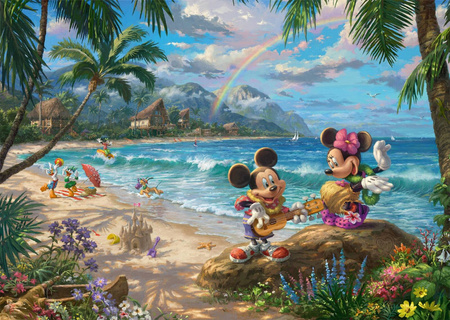 Puzzle 1000 el. Thomas Kinkade Miki&Minnie na Hawajach (Schmidt)