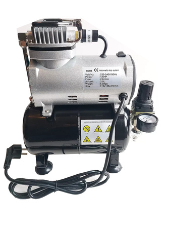 Fine-Art FA-20T Kompresor bezolejowy 20TPL z filtrem i reduktorem Premium Line 
