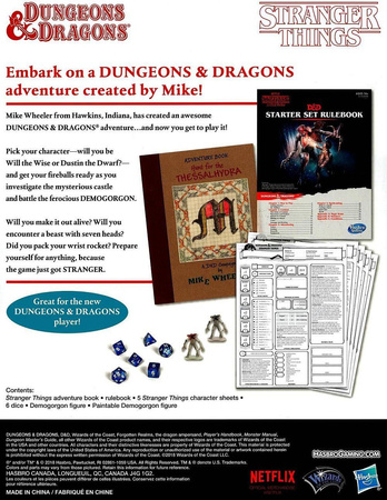 Stranger Things Dungeons & Dragons Starter Set