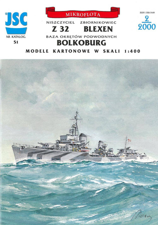 JSC 51 Niszczyciel Z-32, okręty Bolkoburg i Blexen