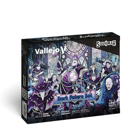 Vallejo 72202 Dark Future Paint Set by Squidmar Miniatures