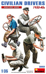Mini Art 38050 Civilian Drivers 1930-40s zestaw figurek do sklejenia