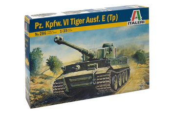 Model plastikowy do sklejenia i pomalowania Italeri 0286 Pz. Kpfw. VI Tiger Ausf. E (Tp)